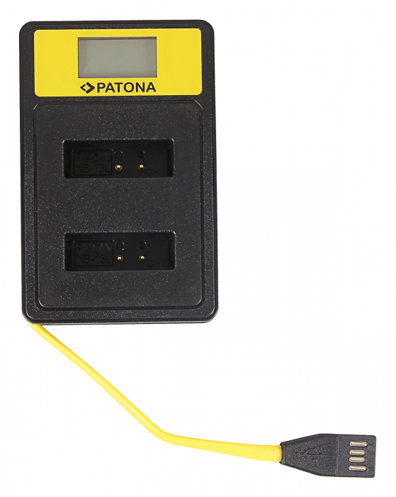 Incarcator Smart Dual LCD USB pentru acumulator Canon NB-13L Patona [6]