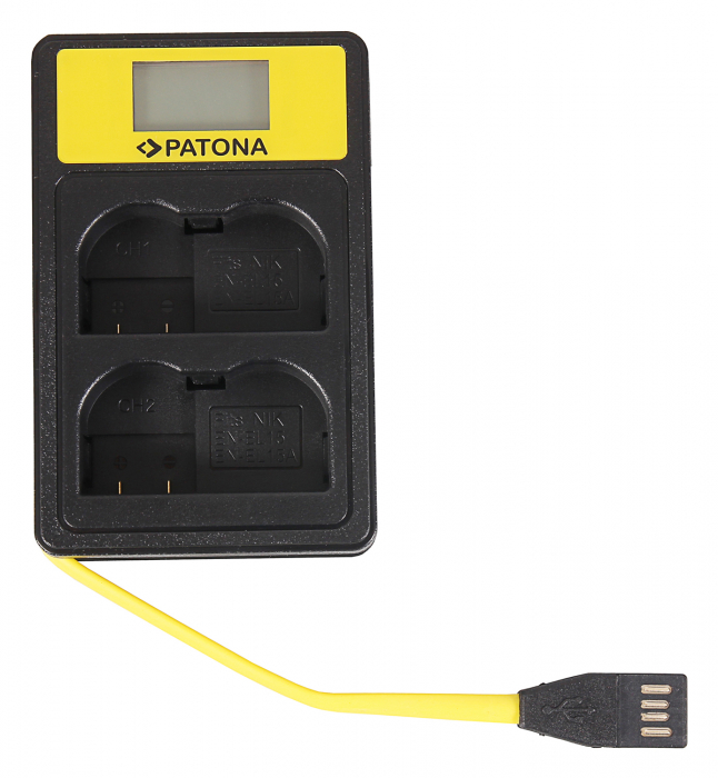 Incarcator Smart Dual LCD USB pentru acumulator Nikon EN-EL15 Patona [6]