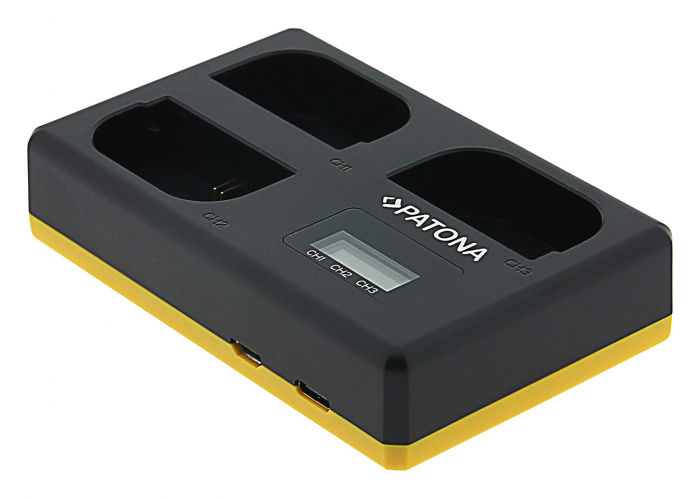 Incarcator triplu USB pentru acumulator Canon LP-E6 Patona [2]