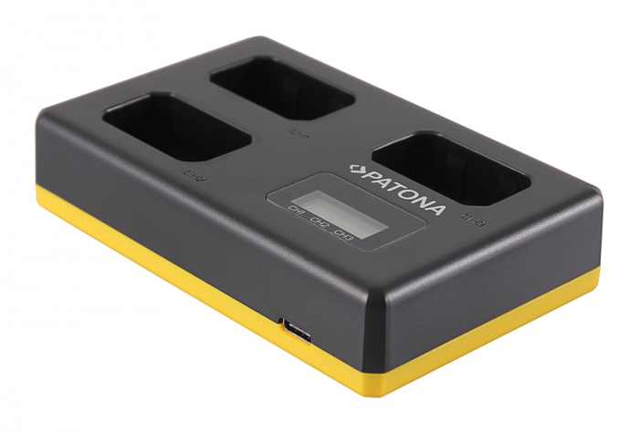 Incarcator triplu USB pentru acumulator Sony NP-FW50 Patona [2]