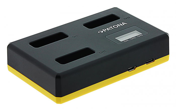 Incarcator triplu USB pentru acumulator Canon NB-13L Patona [3]