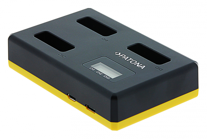 Incarcator triplu USB pentru acumulator Canon NB-13L Patona [2]