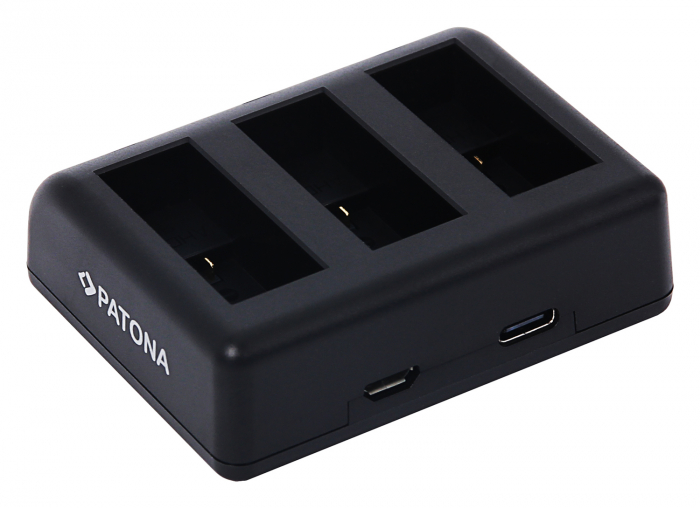 Incarcator triplu USB pentru acumulator GoPro Hero 9 Hero 10 Hero 11 AHDBT901 Patona [4]