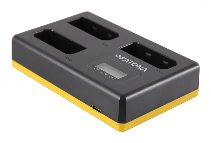 Incarcator triplu USB pentru acumulator Nikon EN-EL14 Patona [2]