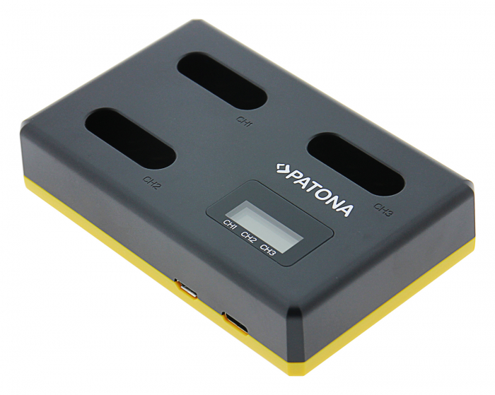 Incarcator triplu USB pentru acumulator Sony NP-BX1 Patona [2]