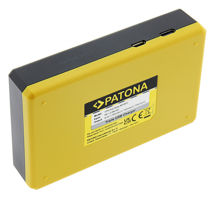 Incarcator triplu USB pentru acumulator Sony NP-BX1 Patona [6]