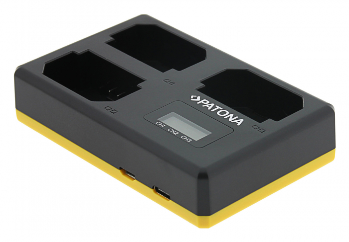 Incarcator triplu USB pentru acumulator Sony NP-FZ100 Patona [2]