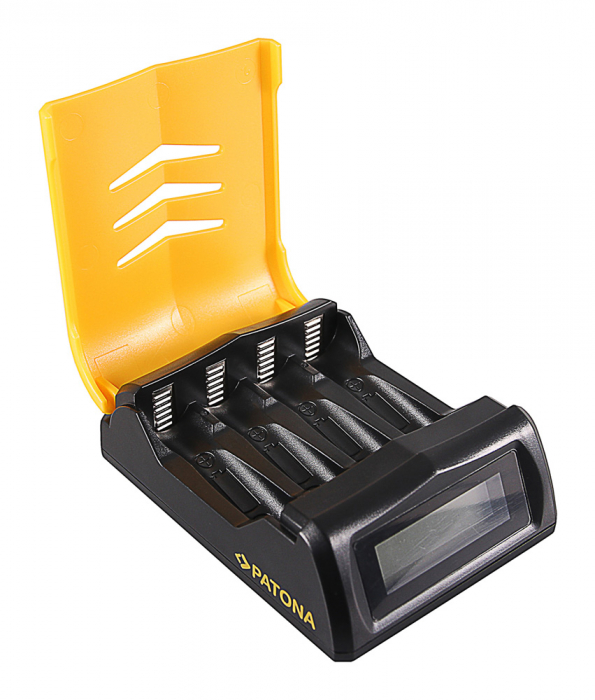 Incarcator USB cu LCD pentru baterii AA / AAA Patona [6]