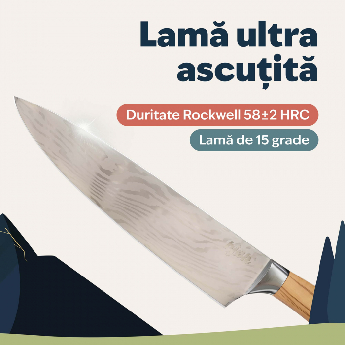 Cutitul bucatarului premium 20 cm [3]