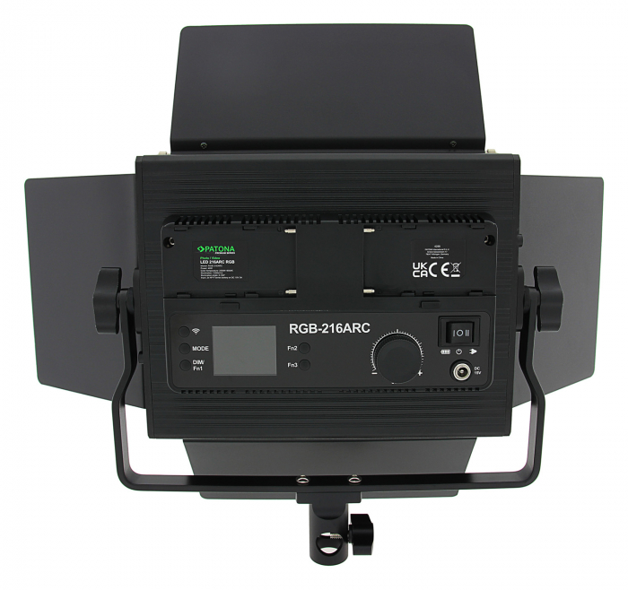 LED foto/video cu 216 LED-uri RGB reglabile include telecomandă Patona Premium [2]