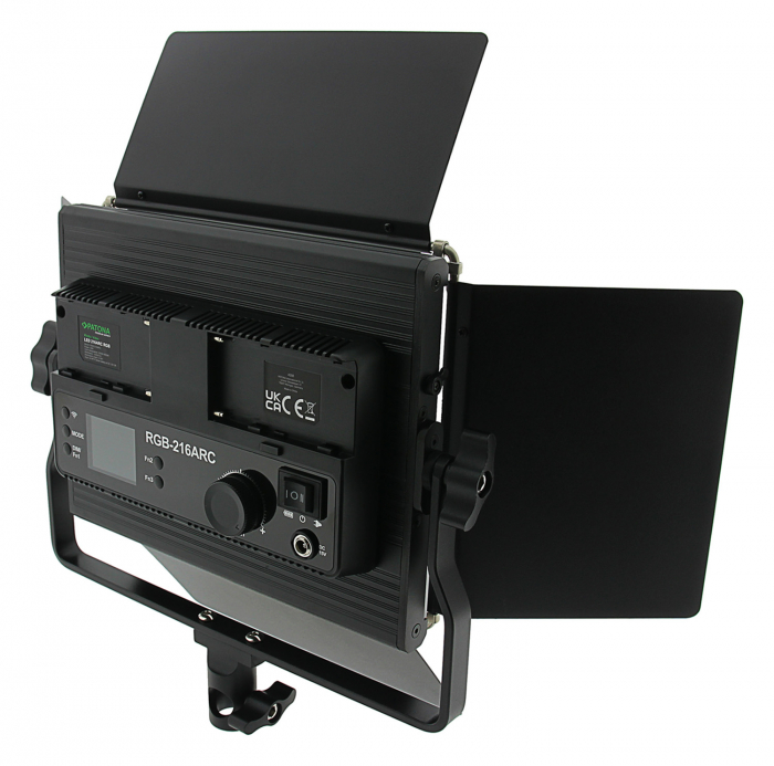 LED foto/video cu 216 LED-uri RGB reglabile include telecomandă Patona Premium [4]
