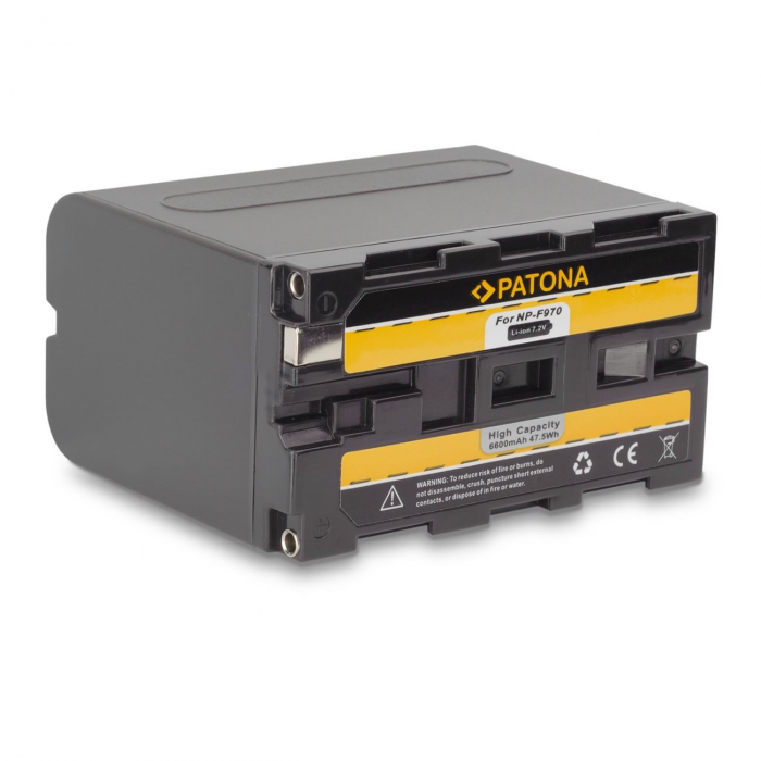 Pachet 2x Acumulator Patona Sony NP-F970 6600 mAh [2]