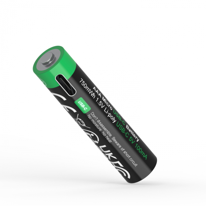 Pachet acumulatori 4 x AAA cu USB-C 750mAh Patona Premium [3]