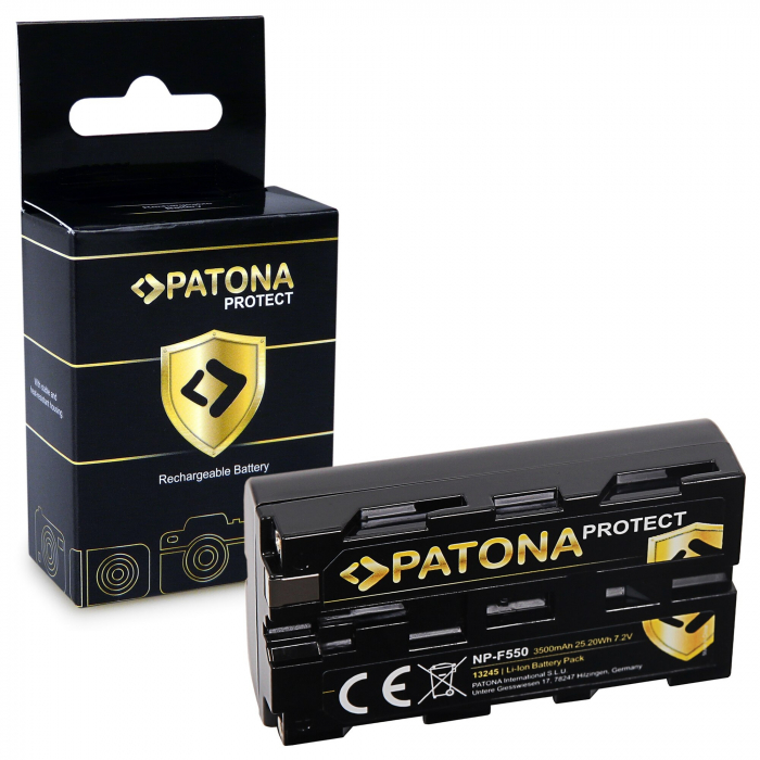 Pachet Incarcator Dual LCD si 2x Acumulator Patona Protect Sony NP-F550 [3]