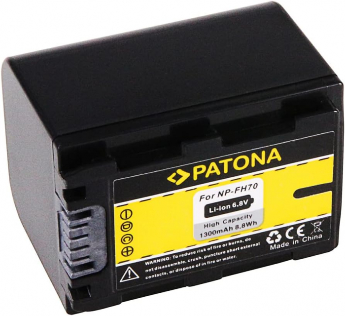 Pachet Incarcator Dual USB si 2 x Acumulatori Patona NP-FH70 pentru Sony HDR-SR5/E HDR-SR6/E [3]