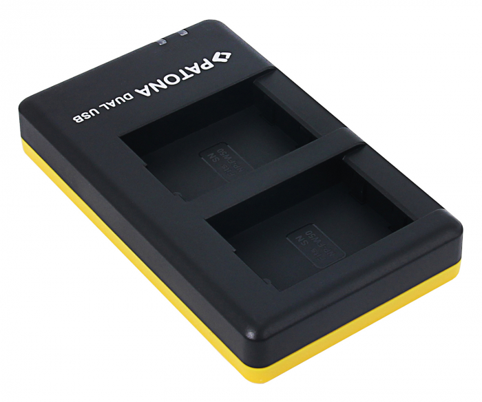 Pachet Incarcator Dual USB si 2 x Acumulatori Patona NP-FW50 pentru Sony NEX.3 NEX.5 [5]