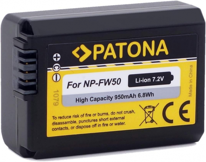 Pachet Incarcator Dual USB si 2 x Acumulatori Patona NP-FW50 pentru Sony NEX.3 NEX.5 [2]