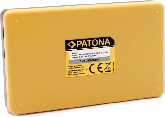 Pachet Incarcator Dual USB si 2 x Acumulatori Patona Premium NP-FW50 pentru Sony NEX.3 NEX.5 [5]