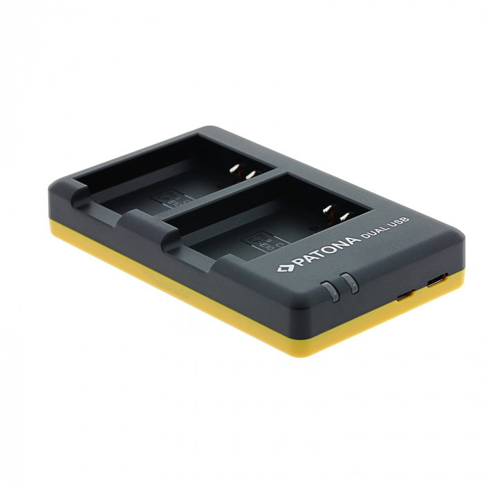 Pachet Incarcator Dual USB si 2x Acumulator Patona pentru Canon LP-E10 [3]