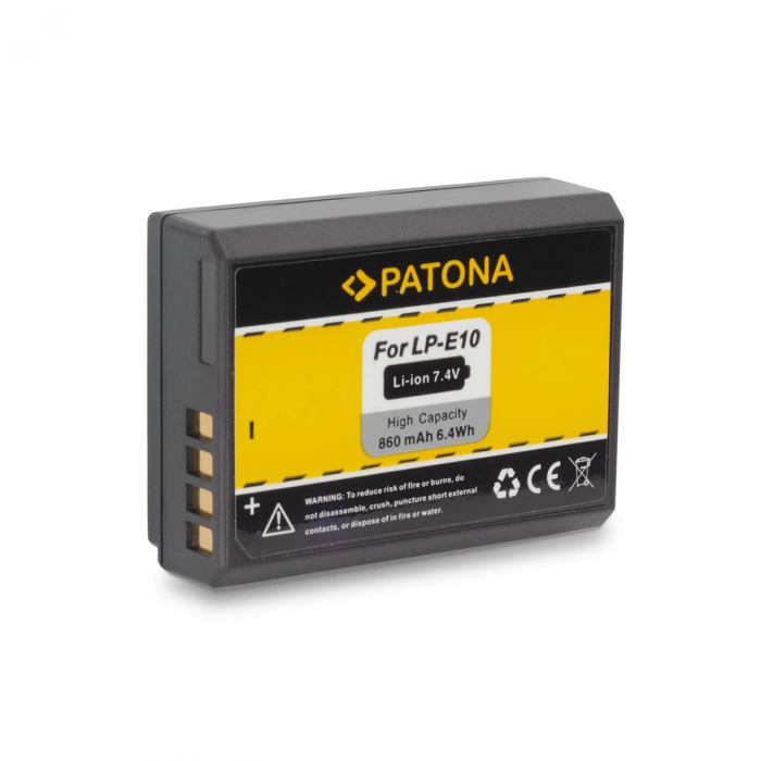 Pachet Incarcator Dual USB si 2x Acumulator Patona pentru Canon LP-E10 [2]