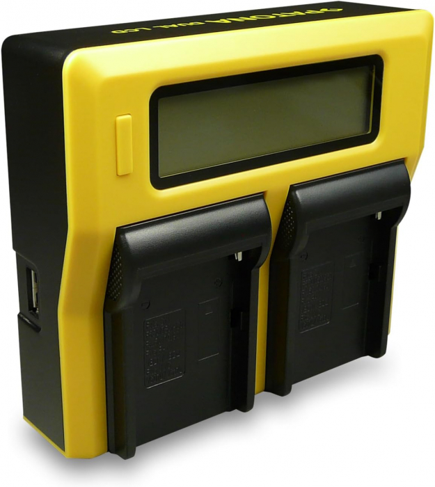 Pachet Incarcator Patona Dual LCD, 2x Acumulatori Patona NP-F970 pentru Sony DSR-200, MVC-FD200, DCR-TR7000 [5]