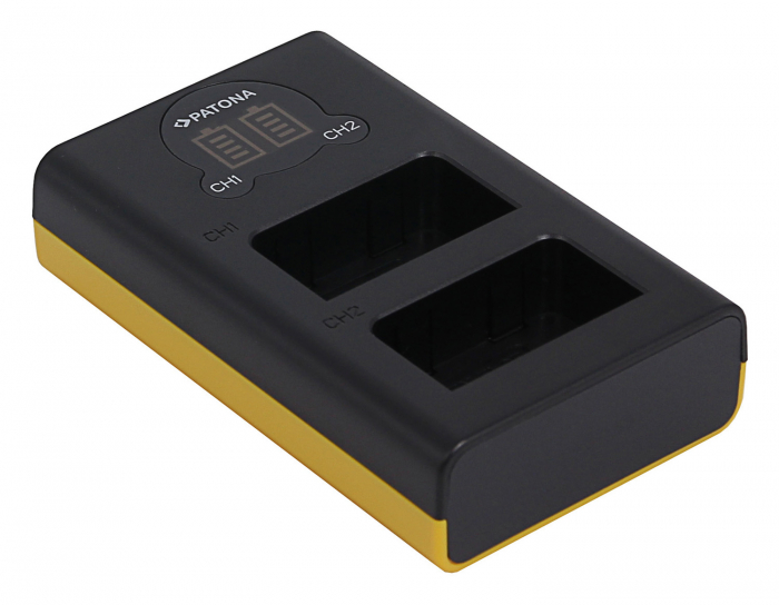 Pachet Incarcator Patona Dual LCD USB, 2x Acumulatori Patona Protect Nikon EN-EL25 [2]