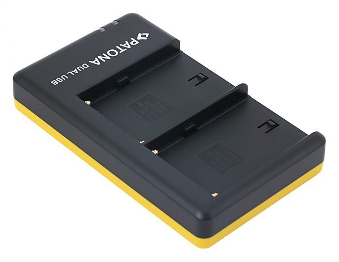 Pachet Incarcator Patona Dual USB, 2 x Acumulatori Patona pentru Sony NP-F550 [3]