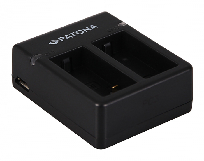 Pachet Incarcator Patona Dual USB, 2 x Acumulatori Patona Premium AHDBT-301 pentru GoPro HD Hero 3 [2]