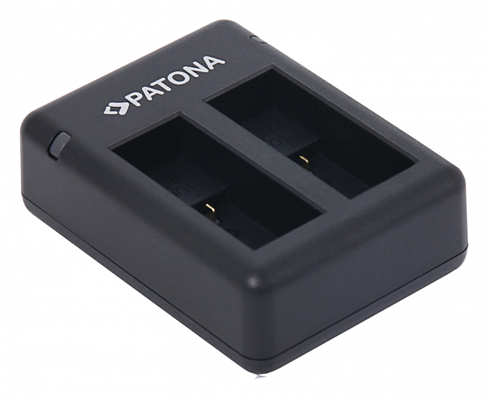 Pachet Incarcator Patona Dual USB, 2 x Acumulatori Patona Premium AHDBT-901 pentru GoPro Hero 9, Hero 10, Hero 11, Hero 12 [2]