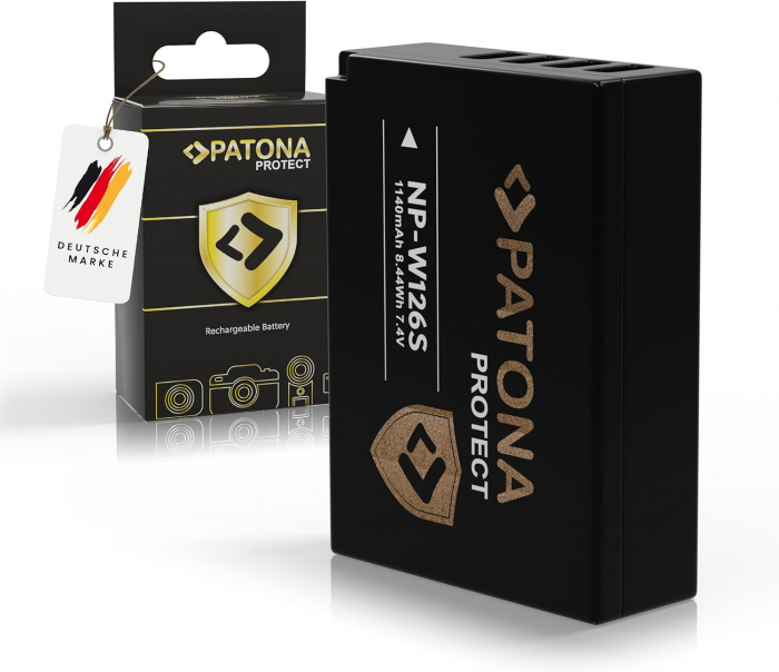 Pachet Incarcator Patona Dual USB, 2 x Acumulatori Patona Protect NP-W126S pentru Fujifilm FinePix X-T1, X-T3 [3]