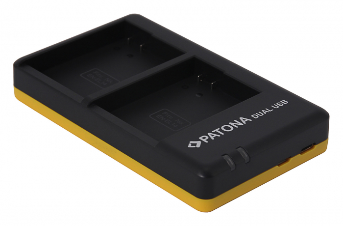 Pachet Incarcator Patona Dual USB, 2 x Acumulatori Patona Protect pentru Nikon EN-EL14 [2]