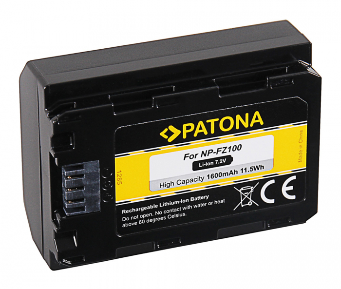 Pachet Incarcator Patona Dual USB, 2x Acumulatori Patona NP-FZ100 pentru Sony Alpha 7 R III Alpha 9 Il [4]