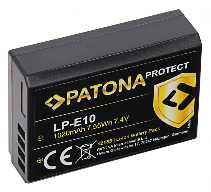 Pachet Incarcator Patona Dual USB, 2x Acumulatori Patona Protect pentru Canon LP-E10 [4]