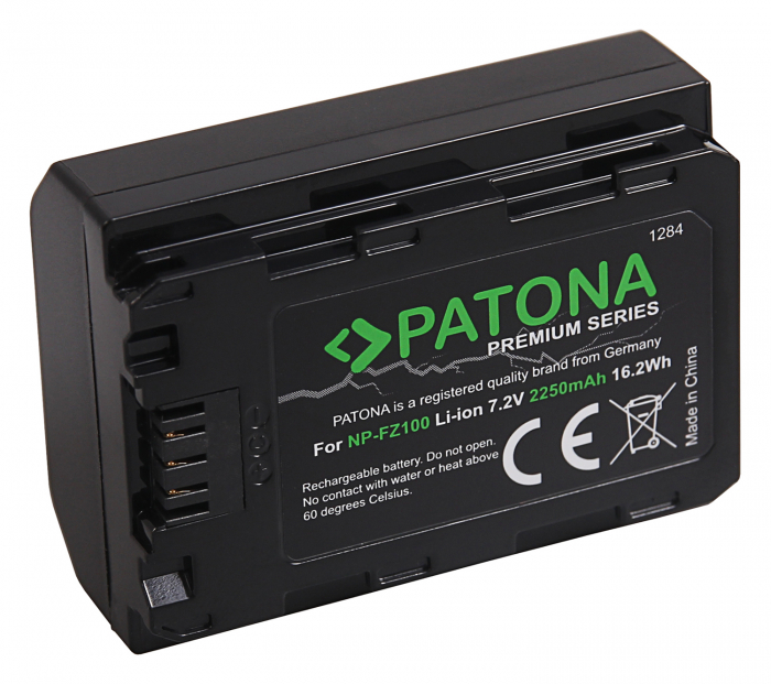 Pachet Incarcator Patona Premium Dual Performance PD LCD port USB-C, 2 x Acumulatori Patona Premium NP-FZ100 pentru Sony Alpha A9 II A7 III [6]