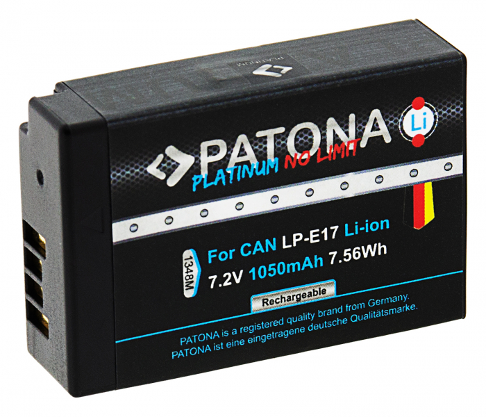 Pachet Incarcator Patona Triplu USB, 3x Acumulatori Patona Platinum LP-E17 pentru Canon EOS 750D, 760D [7]