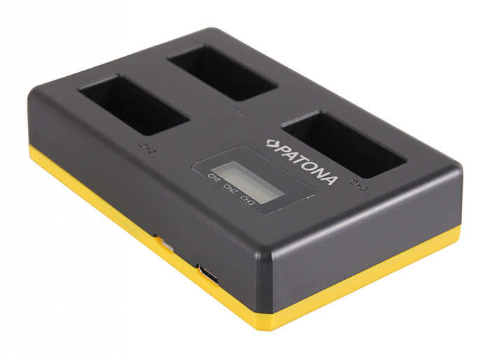 Pachet Incarcator Patona Triplu USB, 3x Acumulatori Patona Platinum LP-E17 pentru Canon EOS 750D, 760D [2]