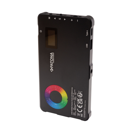 Lumină video de buzunar RGB cu funcție de power bank Patona Premium [4]