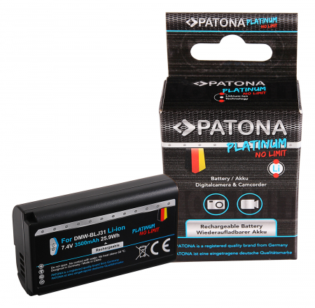 Acumulator pentru Panasonic DMW-BLJ31 3500mAh Patona Platinum [3]