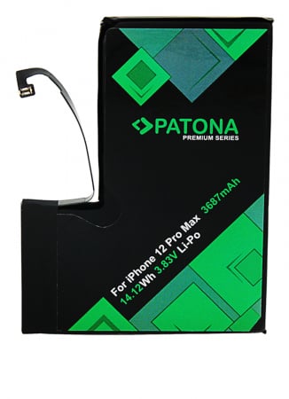 Acumulator pentru Apple iPhone 12 Pro Max include chit de inlocuire Patona Premium [1]