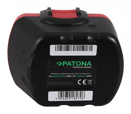 Acumulator pentru BOSCH 2607335675 BAT043 12V 3300mAh Patona Premium [3]