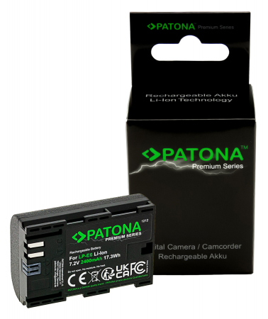 Acumulator pentru Canon LP-E6 2400mAh Patona Premium [2]
