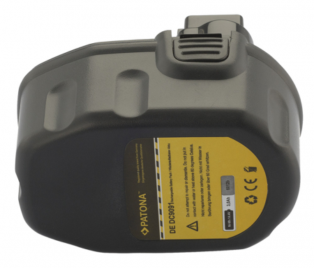 Acumulator pentru Dewalt DC9091 DE9094 DE9038 3000mAh 14.4V Patona [3]