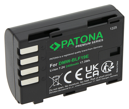 Acumulator pentru Panasonic DMW-BLF19E 2400mAh Patona Premium [1]