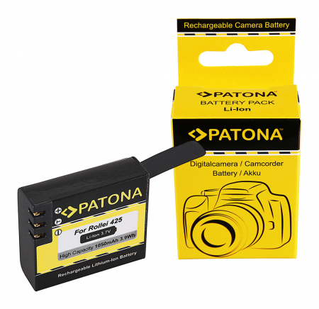 Camere video - Acumulator pentru Rollei Actioncam 425 1050mAh Patona