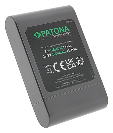 Acumulator pentru Dyson DC30 DC31 DC34 DC35 DC43 DC45 DC56 DC57 2000mAh Patona Premium [4]