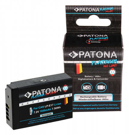 Acumulator tip Canon LP-E17 1050mAh Patona Platinum [3]