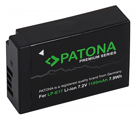 Aparate foto - Acumulator tip Canon LP-E17 1100mAh Patona Premium