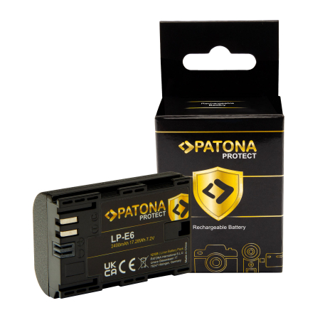 Acumulator Patona Protect tip Canon LP-E6 2400mAh [3]