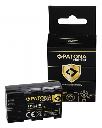 Acumulatori - Acumulator tip Canon LP-E6NH 2400mAh Patona Protect