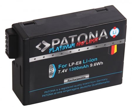 Acumulator tip Canon LP-E8 1300mAh Patona Platinum [1]